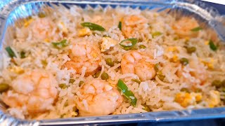 Witte Nasi Garnalen recept Nasi Hongkongfried riceShrimrecipe [upl. by Nnil695]