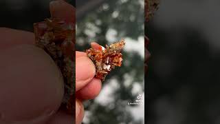 Red wulfenite from China mineral minerals crystals gemstone [upl. by Ettenaej]