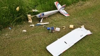 RC PLANE CRASHS amp MISSHAPS   PART 4 [upl. by Wanyen573]