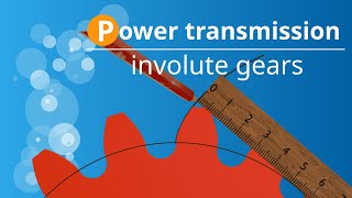 Geometry of involute gears  what is an involute  module  pitch circle  simply explained [upl. by Aribold651]