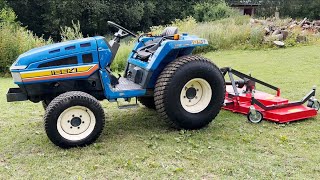 ISEKI TU185 4WD Compact Tractor amp New 6ft Finishing Mower [upl. by Haonam]