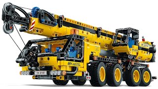 Assembling of the LEGO technic allterraincrane 42108  time lapse [upl. by Cargian416]