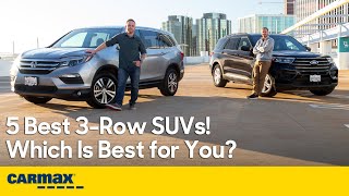 Best 3Row SUVs  Five of the Best Used 3Row SUVs You Can Buy [upl. by Jordans925]