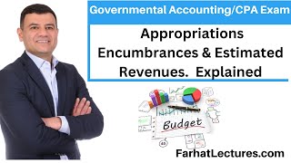 Governmental Budgeting Appropriations Encumbrances CPA Exam BAR [upl. by Turne478]