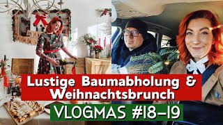 VLOGMAS 2021 Day 1819 Spaß beim Baum abholen und unser Weihnachtsbrunch  Sabrina Sterntal [upl. by Molton346]