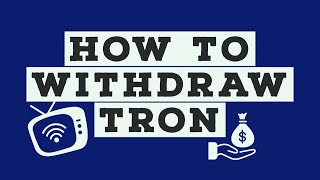 TRONWALLET Withdrawal  How to Withdraw Tron  Withdraw TRON to BANK  TRON SMART CONTRACT [upl. by Anaibaf]