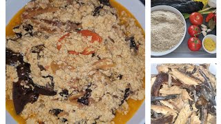 RECETTE YA MBIKA NORMAL NA MBISI YA KOKAWUKASQUASH SEEDS CONGOLESE RECETTE [upl. by Shewmaker]