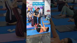 Gym Mei Hua Yoga Session🧘🏻‍♀️ 222 Mini Vlog gym yoga exercise diet weightloss shorts [upl. by Verras]