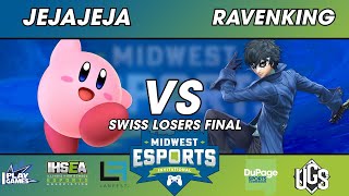 Midwest Esports Invitational  Swiss Losers Final  JeJaJeJaKirby Vs RavenkingJoker [upl. by Jamil]