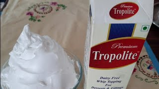 How to make whipped cream at homeHow to make perfect whipped creamTropolite Whipped cream frosting [upl. by Mehelhteb]