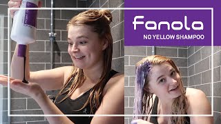 TESTING FANOLA NO YELLOW SHAMPOO [upl. by Merriott]