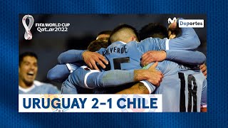 URUGUAY 21 CHILE Resumen y GOLES del partido en Montevideo  Clasificatorias Qatar 2022 [upl. by Sudoeht11]