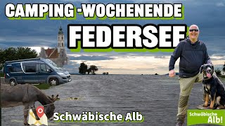 CampingTour Federsee  UNESCO Welterbe Wackelwald einsame Stellplätze und die Altstadt Biberach [upl. by Kopple63]