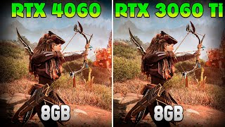 RTX 4060 vs 3060 Ti Benchmark in 8 Games  Which is Better in 2024 [upl. by Zeni701]