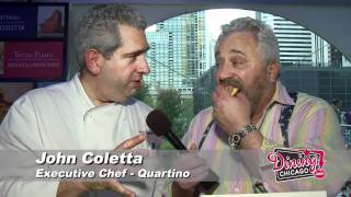 John Coletta  Quartino  Dining Chicago with David Lissner The Food Dude [upl. by The66]