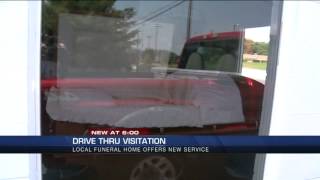 WATCH Drivethru visitation offered at Va funeral home [upl. by Aknayirp847]