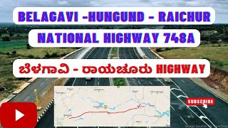 Belagavi hungund Raichur national highway in karnatakaHyderabad panaji economic corridor in kannada [upl. by Borchers]