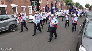 Cloughfern Young Conquerors No2  Whiterock District No 9 Parade  240623 4K [upl. by Suitangi]