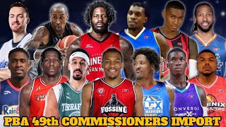 NEW UPDATED PBA 49TH COMMISSIONERS CUP IMPORT [upl. by Liebman427]