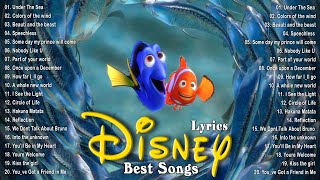 The Best Disney Songs With Lyrics 🌈 Classic Disney Soundtracks 🎬 The Little Mermaid Mulan [upl. by Elihu]