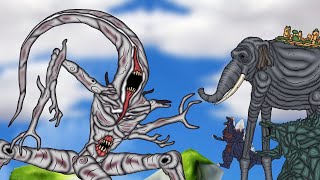 Nyarlathotep VS Space Godzilla amp Godzilla Earth amp Zunesha [upl. by Allissa]