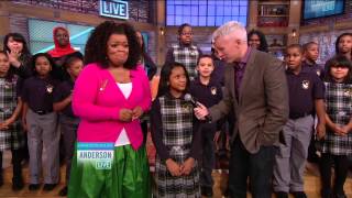 Students from Democracy Prep Sing on Anderson Live [upl. by Koffler]