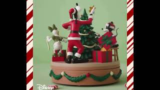 DISNEY MICKEY MOUSE AND FRIENDS CHRISTMAS MUSICAL FIGURINE WITH LIGHT AND MOTION 1XKT5549 194 99 [upl. by Essined]