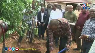 Former president Uhuru Kalonzo attend church fundraiser in Mwingi [upl. by Schapira]