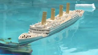 Britannic Titanic Mauretania Queen Elizabeth Queen Mary and More SINKING MODELS ON PARADE 2021 [upl. by Nibaj249]