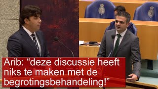 Heftige discussie tussen Leon de Jong PVV en Tunahan Kuzu DENK [upl. by Eigriv]