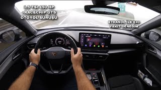 Cupra Formentor 15 TSI 150 HP DSG Performans Sürüşü  Ethanol E10 Yakıt Denedim  Racechip reklam [upl. by Ralina]