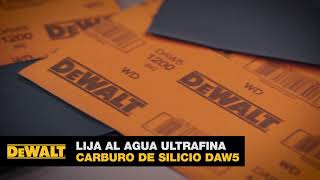 Lijas al agua DAW4 y Ultrafina DAW5 [upl. by Nelav888]