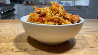 Instant Pot Chicken amp Andouille Jambalaya [upl. by Irac619]