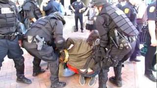 Raw Video Occupy Norfolk protesters arrested [upl. by Ymmot]