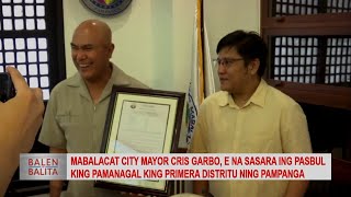 Mabalacat Mayor Garbo e na sasara ing pasbul king pamanagal king primera distritu ning Pampanga [upl. by Jennee]