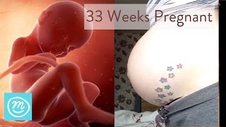 33 Weeks Pregnant What You Need To Know  Channel Mum [upl. by Ahsemrac]