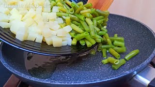 Deux Recettes de haricots Verts 🍽️👌Faciles le goût est plus que merveilleux 🔝 [upl. by Ulrikaumeko671]