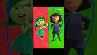 Disgust Inside Out glow up into Edna Mode Incredibles [upl. by Dalli]