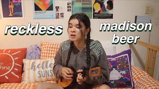 reckless  madison beer ukulele cover [upl. by Selie]