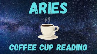 Aries THEYRE COMINGCoffee Cup Reading [upl. by Nuzzi]