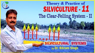 Silviculture 11  The ClearFelling System II Silvicultural Systems by Dr Bikram Singh [upl. by Arima]