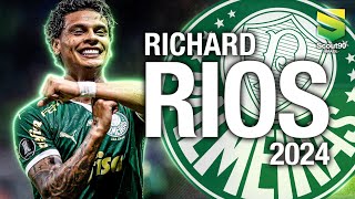 Richard Ríos 2024  Magic Skills Assists amp Goals  Palmeiras  HD [upl. by Nwahsed]