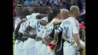 World Cup 2006 Final France National Anthem [upl. by Anirahtak]