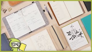 Best Journals Our Top 7 Notebooks for Bullet Journaling Art Fountain Pens and More [upl. by Meekahs]