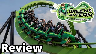 Green Lantern  Review Six Flags Great Adventure Defunct [upl. by Volnay]