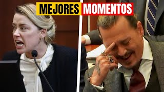 JOHNNY DEPP VS AMBER HEARD MEJORES MOMENTOS [upl. by Juna507]