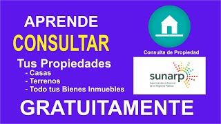 APRENDE COMO CONSULTAR TUS PROPIEDADES Bienes Inmuebles EN REGISTROS PUBLICOS  SUNARP 2021 [upl. by Udella]