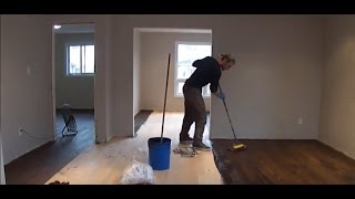 AF Wood Floors Installing Sanding and Staining a Hardwood Floor [upl. by Swen764]