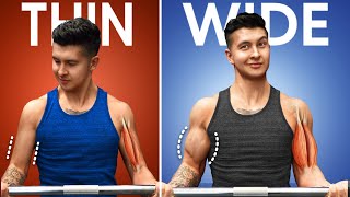 How to Grow Your Biceps WIDTH Nobody Does These [upl. by Jarnagin169]