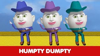 Humpty Dumpty Sat On A Wall  Nursery Rhyme  3D Animation English Rhymes for children  baby songs [upl. by Anilak304]